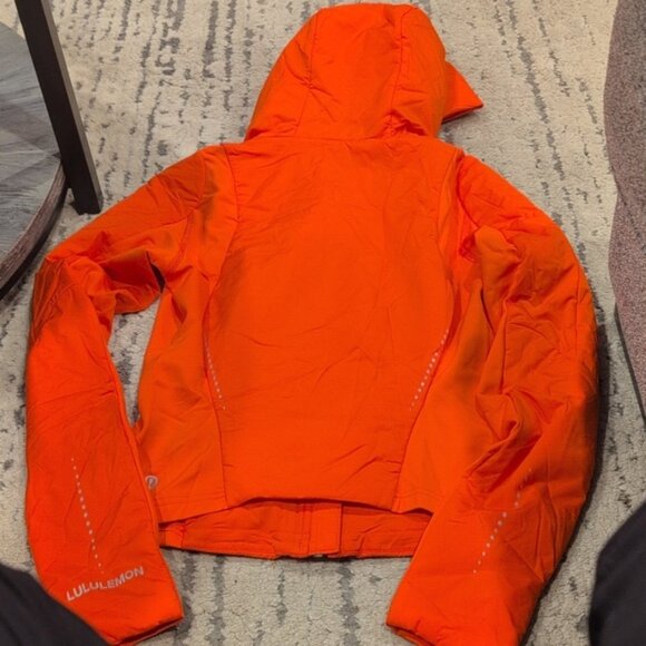 Lululemon Push Your Pace Jacket Solar Orange - Picture 11 of 13